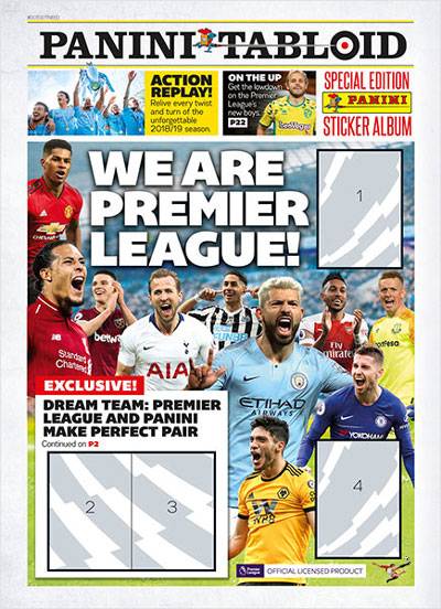Panini Tabloid - We Are Premier League!